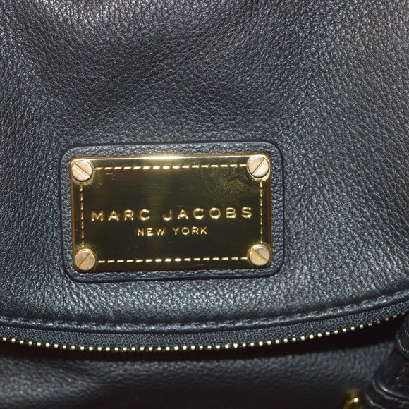 New Marc Jacobs New York Black Italian Leather Crossbody Bag NWT - Picture 7 of 12